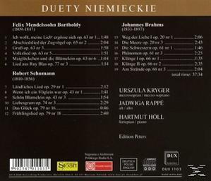 Kryger-rappe-hoell - Deutsche Duette  - (CD)