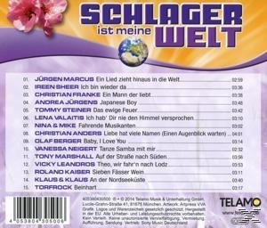 CD-Cover: lila Hintergrund, Text und ein kleiner Globus.