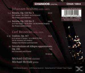 CD-Cover. Text über Musik und Instrumente. Nahaufnahme einer Jacke und einer Klarinette.