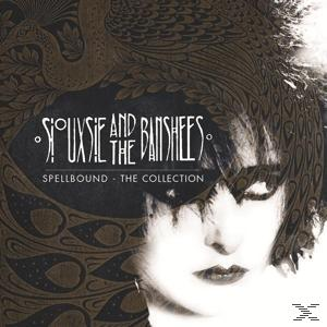 Albumcover: Siouxsie and the Banshees - Spellbound. Das Gesicht einer Frau mit dunklem Design.