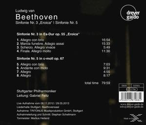 Stuttgarter Philharmoniker - Sinfonie 3 "eroica"/Sinfonie 5  - (CD)