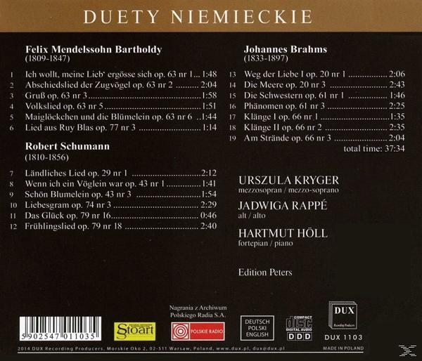 Kryger-rappe-hoell - Deutsche Duette  - (CD)