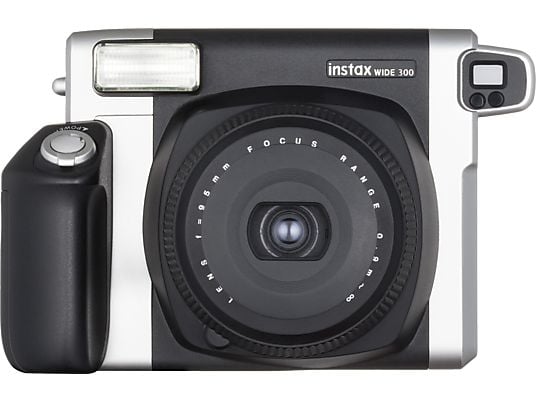 FUJIFILM Instax Wide 300 - Appareil photo instantanée - prises de vue jusqu'à 40cm du sujet - noir/argent - Appareils photo instantanés Noir/Argent