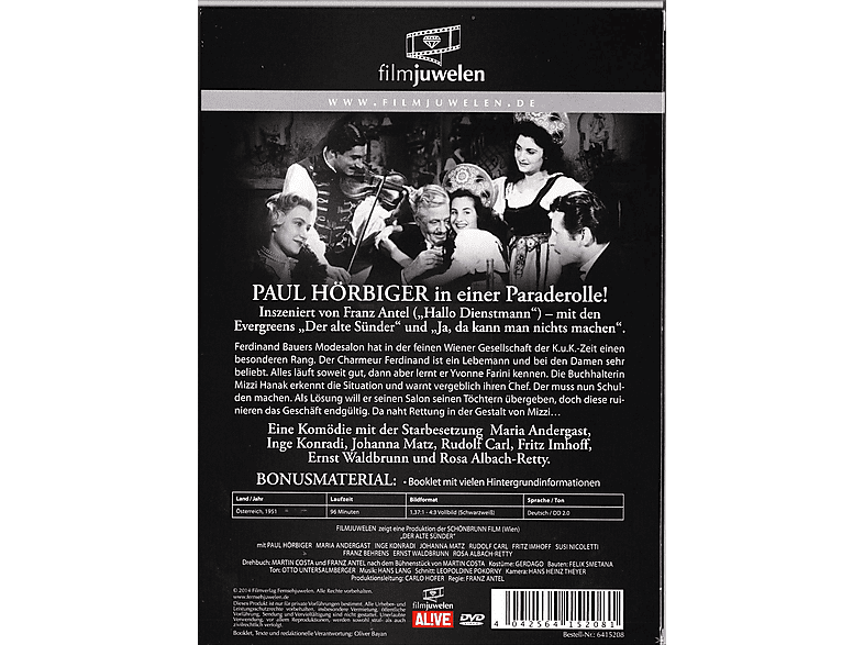 Thumbnail - Der alte Sünder DVD