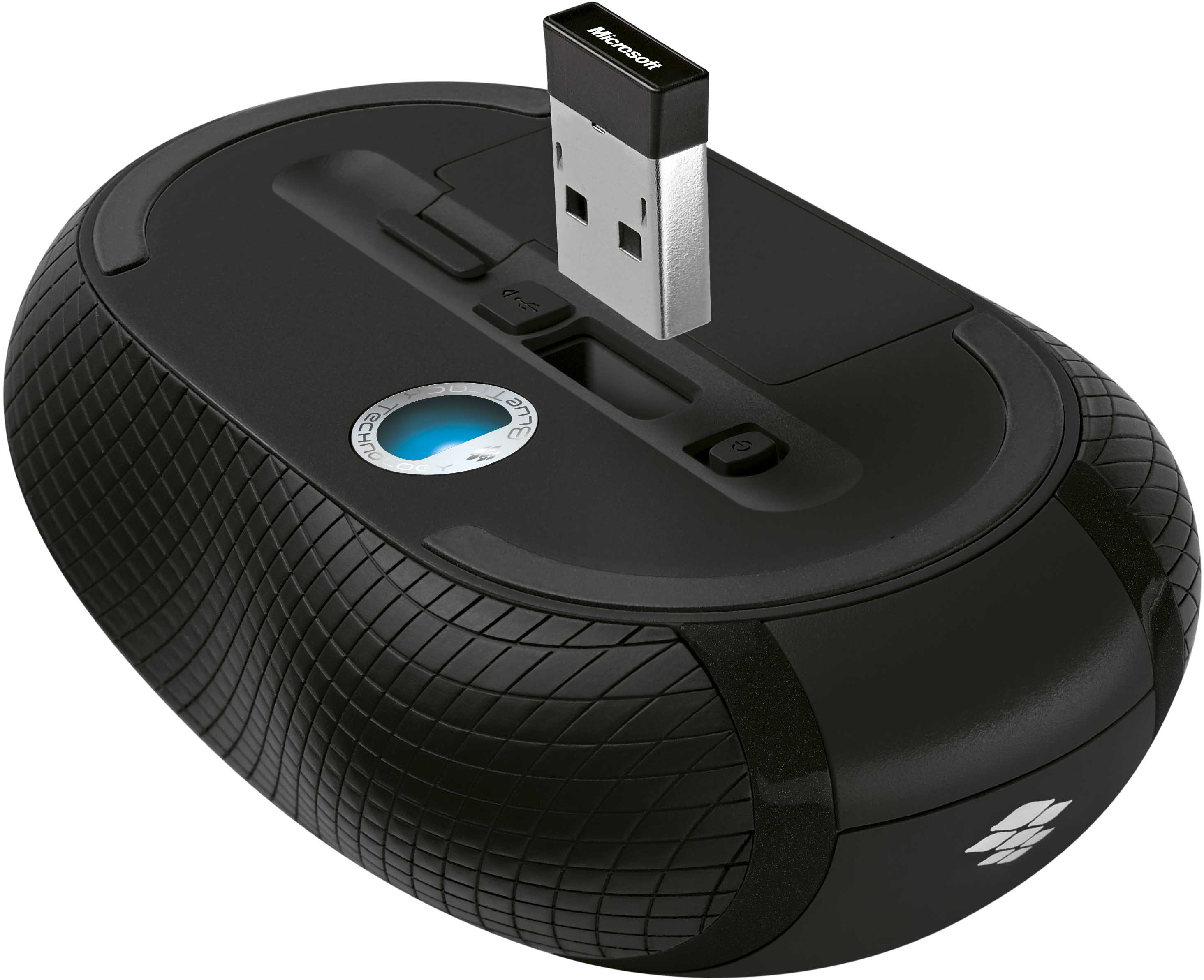 MICROSOFT Wireless Mobile Mouse 4000 Funkmaus, Graphite/Grau