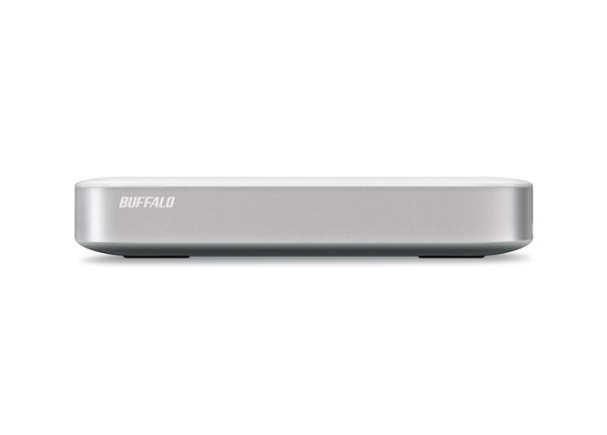 BUFFALO HD-PA1.0TU3-EU MiniStation Thunderbolt Festplatte, 1 TB HDD, 2,5 Zoll, extern, Weiß/Silber
