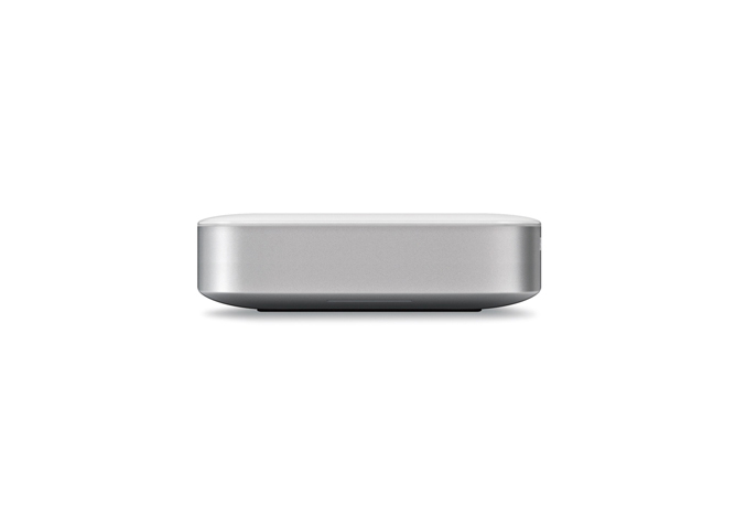 BUFFALO HD-PA1.0TU3-EU MiniStation Thunderbolt Festplatte, 1 TB HDD, 2,5 Zoll, extern, Weiß/Silber