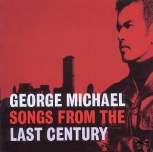 Albumcover: George Michael 'Songs from the Last Century' mit rotem Hintergrund.