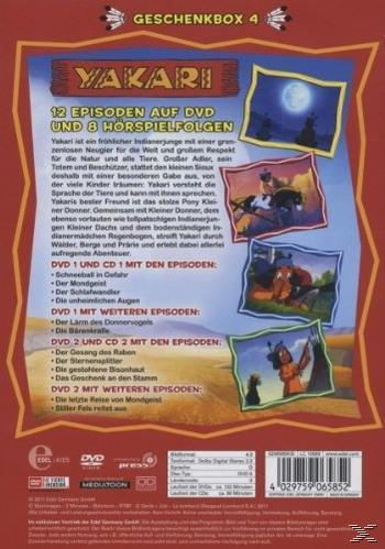DVD-Cover, mit mehreren Szenen aus einem Cartoon, Text auf Deutsch über den Cartoon.
