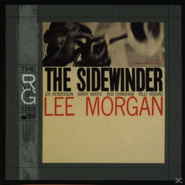 Albumcover: The Sidewinder von Lee Morgan. Ein Trompeter ist zu sehen. Der Hintergrund ist braun.