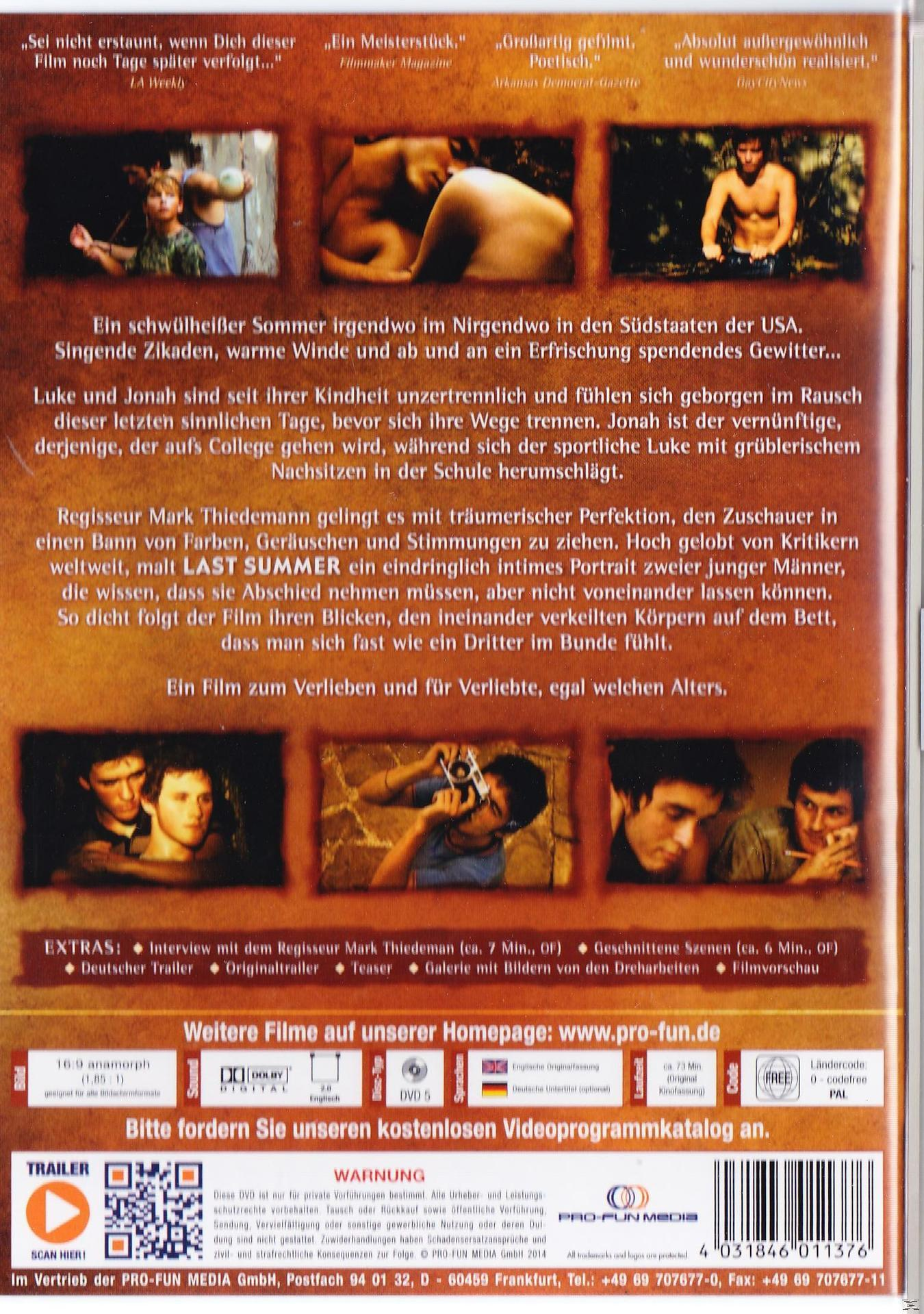 Last Summer DVD