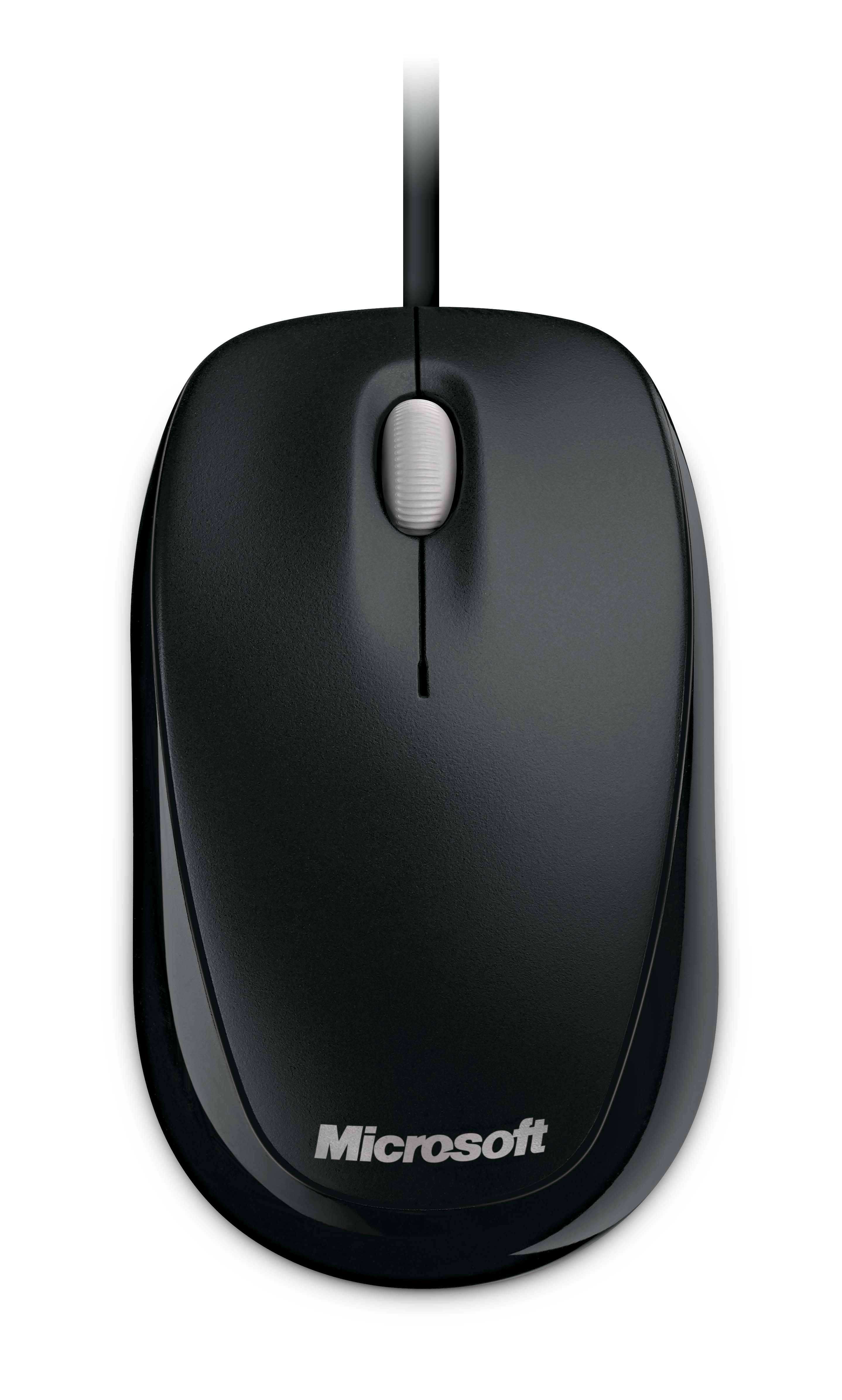 MICROSOFT U81-00090 Compact Optical Mouse Maus, Schwarz
