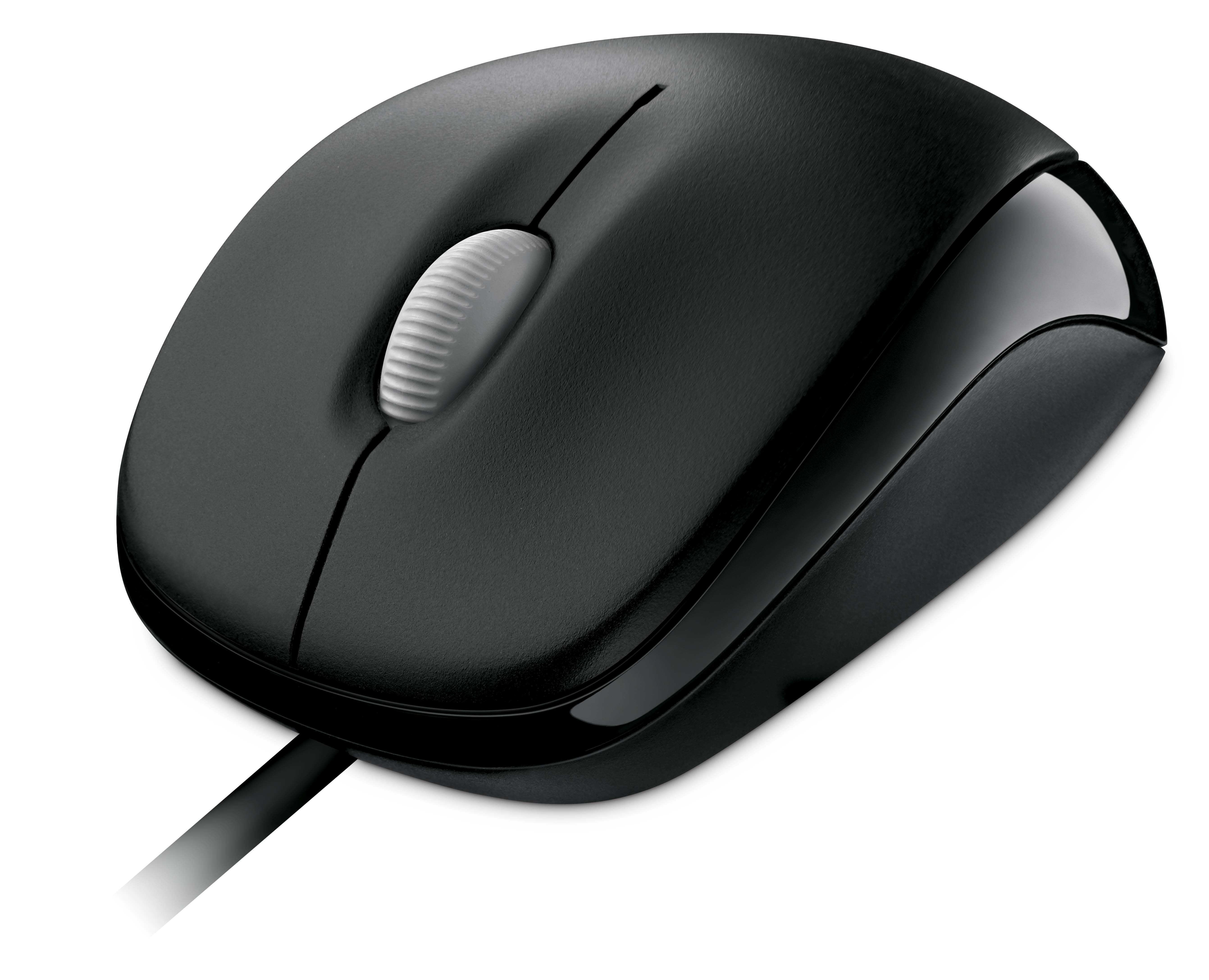 MICROSOFT U81-00090 Compact Optical Mouse Maus, Schwarz