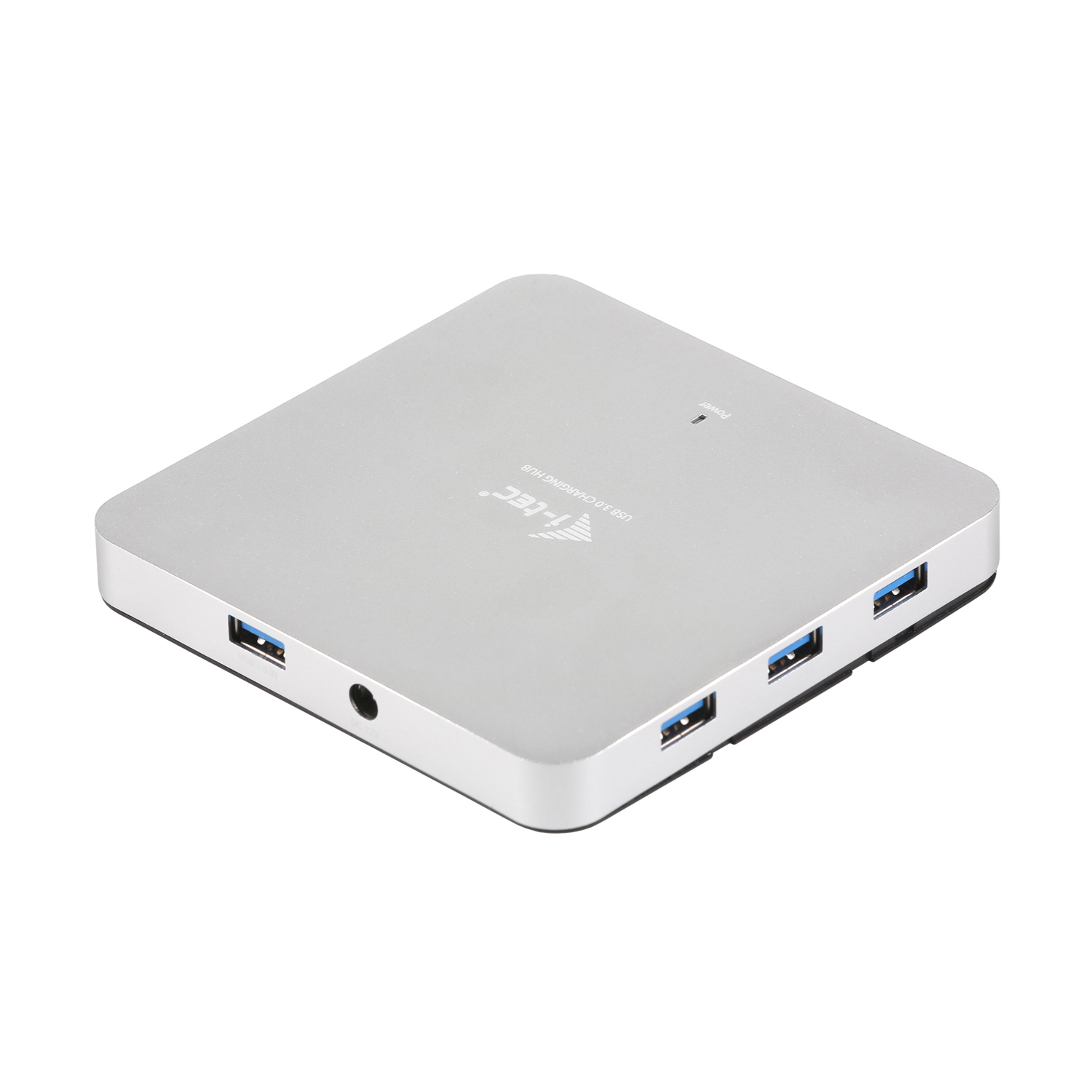 I-TEC U3HUBMETAL10 USB Hub, Silber