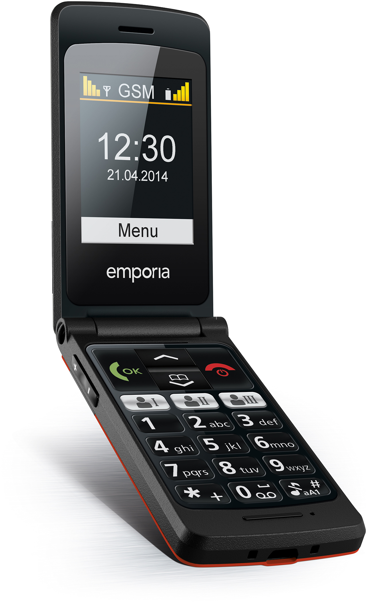 EMPORIA Flip Basic F220 Seniorenhandy, Schwarz