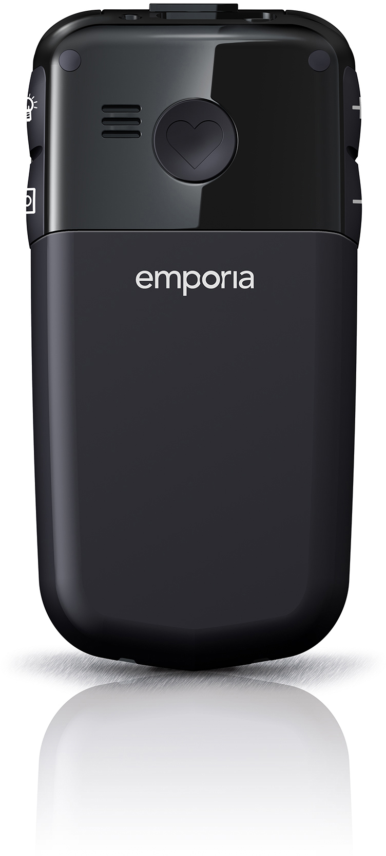 EMPORIA Glam V34 Seniorenhandy, Schwarz / Silber
