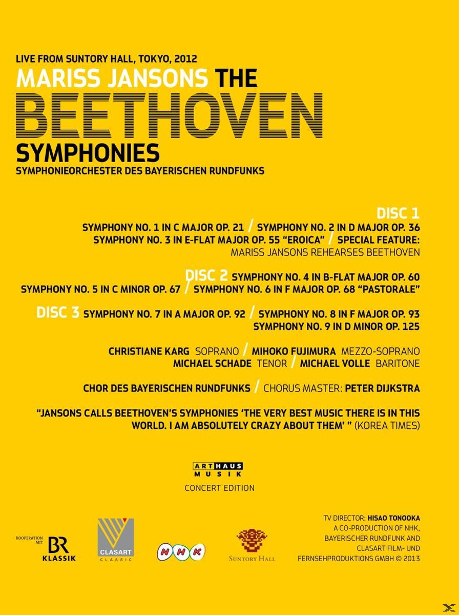 VARIOUS, Sinfonieorchester Des Bayerischen Rundfunk, - 1-9 Rundfunks (DVD) Chor Bayerischen Des - Sinfonien