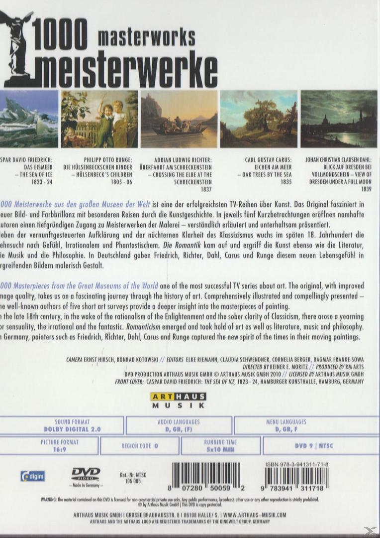 1000 Meisterwerke - Deutsche Romantik  - (DVD)