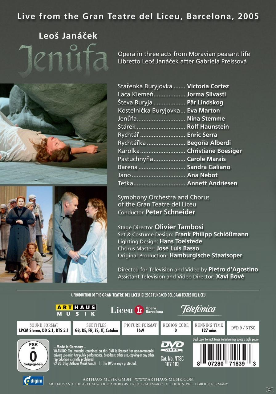Marton, Cortez, Stemme, Symphony Orchestra and Chorus of the Gran Teatre del Liceu - Jenufa  - (DVD)