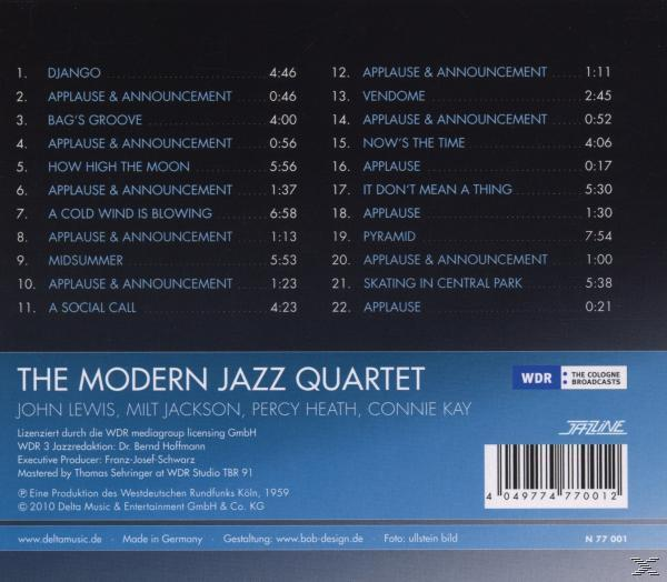 The Modern Jazz Quartet - The Modern Jazz Quartet, 09.12.1959  - (CD)