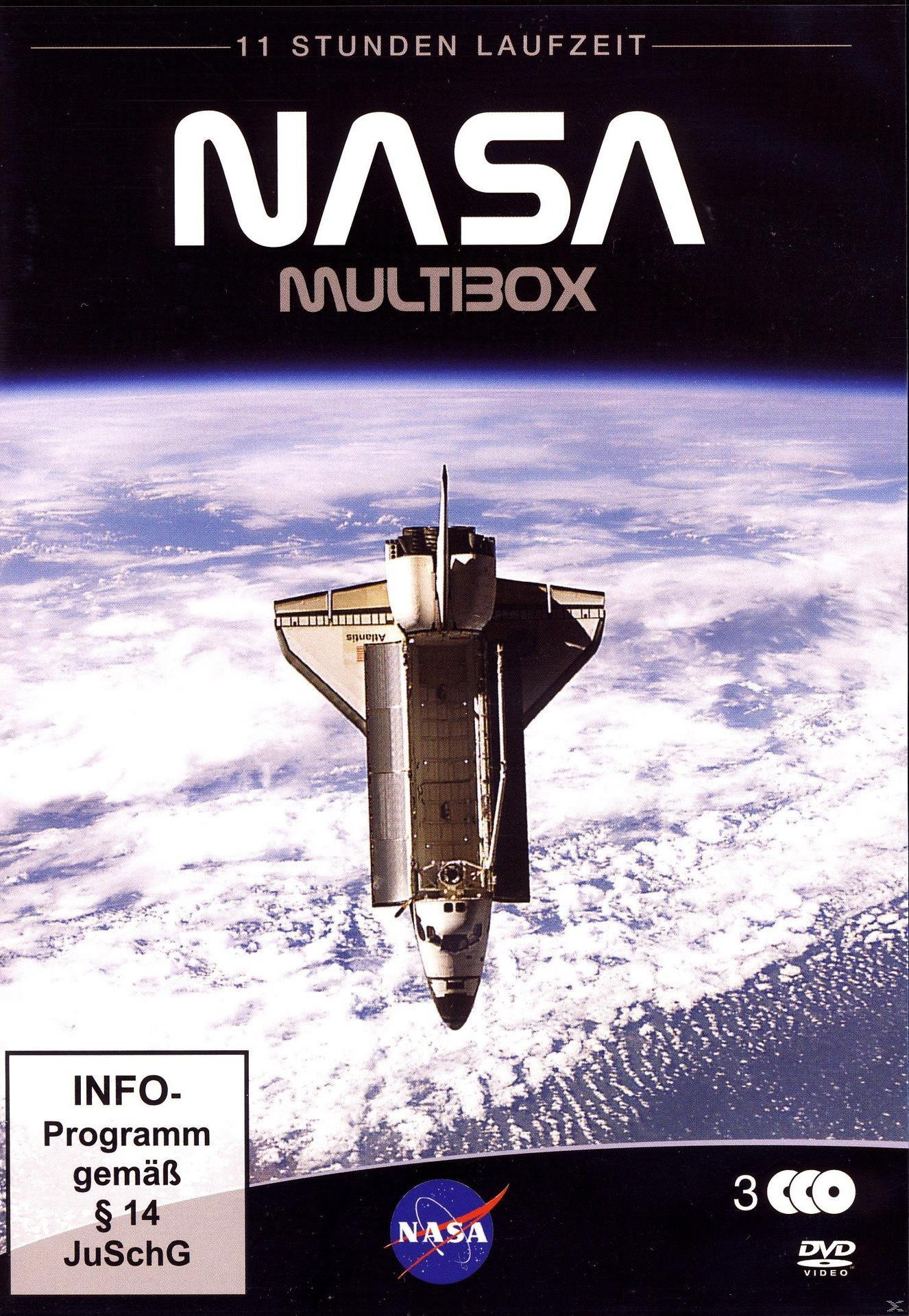 DVD-Cover mit einem Space Shuttle im Weltraum, die Erde im Hintergrund und ein Titel.