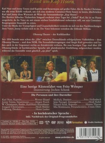DVD-Rückseite mit Text auf Deutsch. Das Cover enthält Bilder von Personen und Text über den Inhalt.