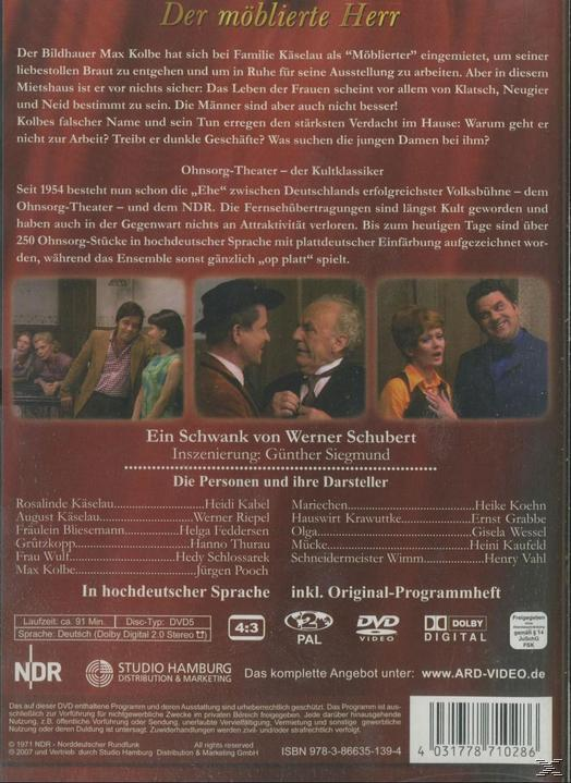 DVD-Cover. Gruppe von Leuten auf der Bühne. Text auf Deutsch.