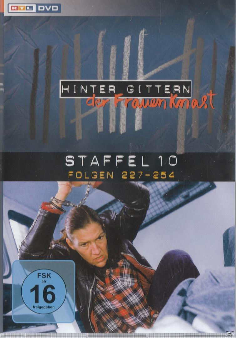 DVD-Cover 'Hinter Gittern', eine Frau mit Handschellen und einem wütenden Ausdruck.