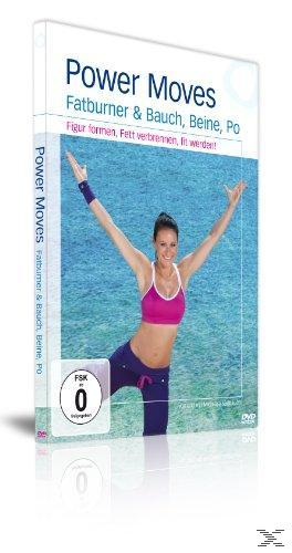 Power Moves - Fatburner & Bauch, Beine, Po - Figur formen, Fett verbrennen, fit werden! DVD