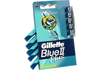 GILLETTE Blue II Plus Slalom 5-tlg. Einwegrasierer