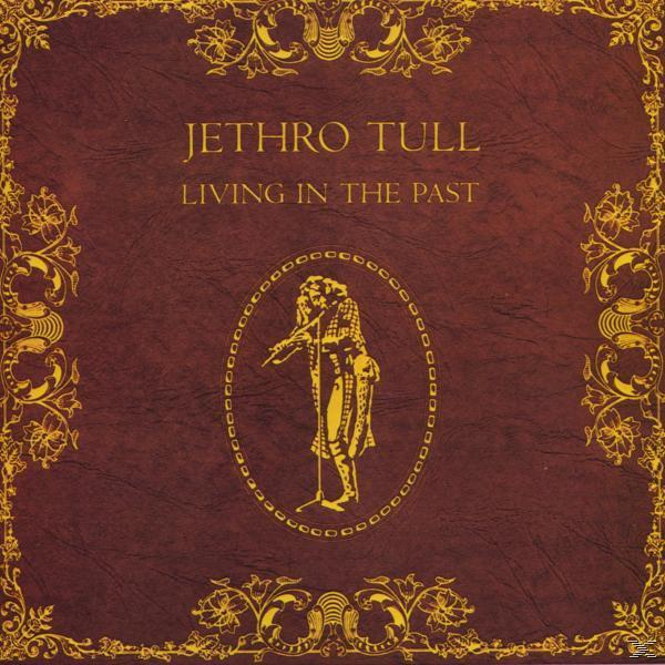 Album borító Jethro Tull-lal és egy furulyázó figurával, díszes kerettel és szöveggel.
