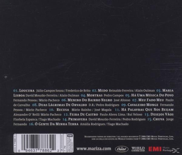 Mariza - Concerto Em Lisboa  - (CD)