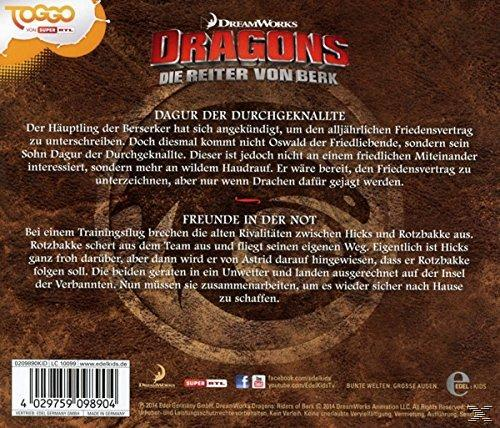 Reiter Dragons Freunde - (CD) Not in der Die - Berk (8) - Von