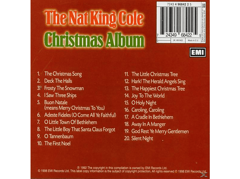 Nat King Cole Nat King Cole Christmas Album (CD) Rock & Pop CDs