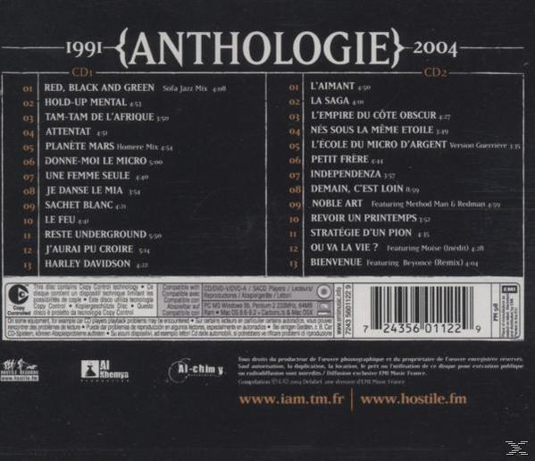 (CD) Of:Anthologie Best - - Iam 1991-2004