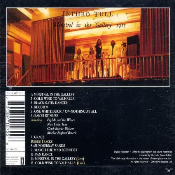 Albumcover. Band auf der Bühne, Text in Englisch und Album-Titelliste.