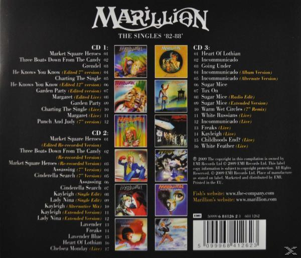 Marillion - The Singles '82-'88  - (CD)