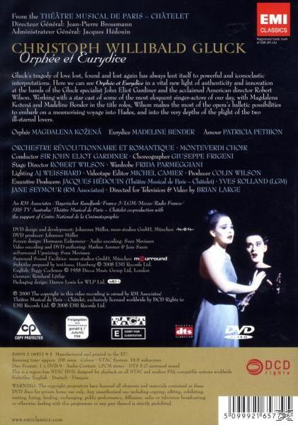 Gardiner, Kozena, Petibon, Bender, - Orphee - (DVD) Eurydice Gardiner/Kozena/Petibon/Bender Et