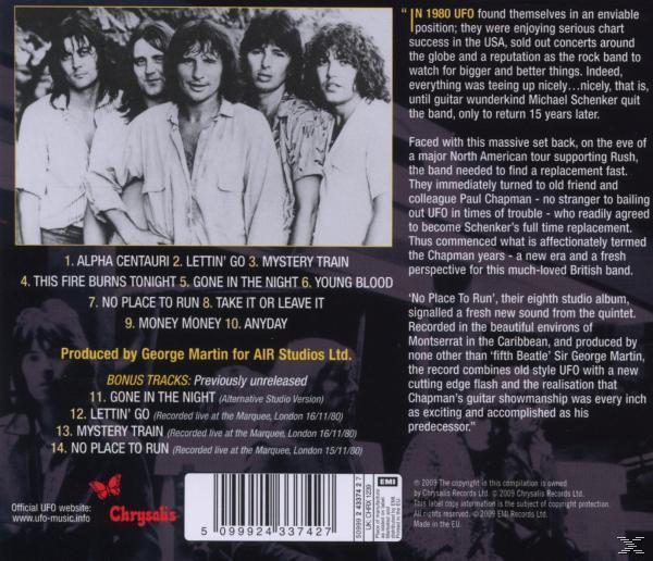 UFO - No Place To Run (Remaster)  - (CD)