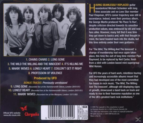 UFO - The Wild, The Willing & The Innocent  - (CD)