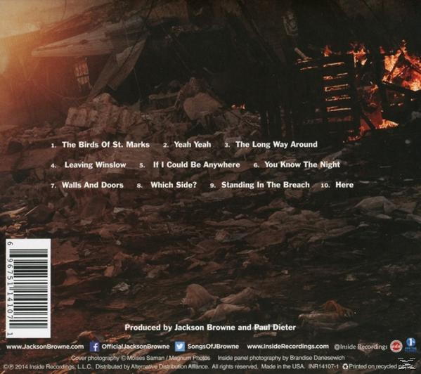 Jackson Browne - Standing In The Breach  - (CD)