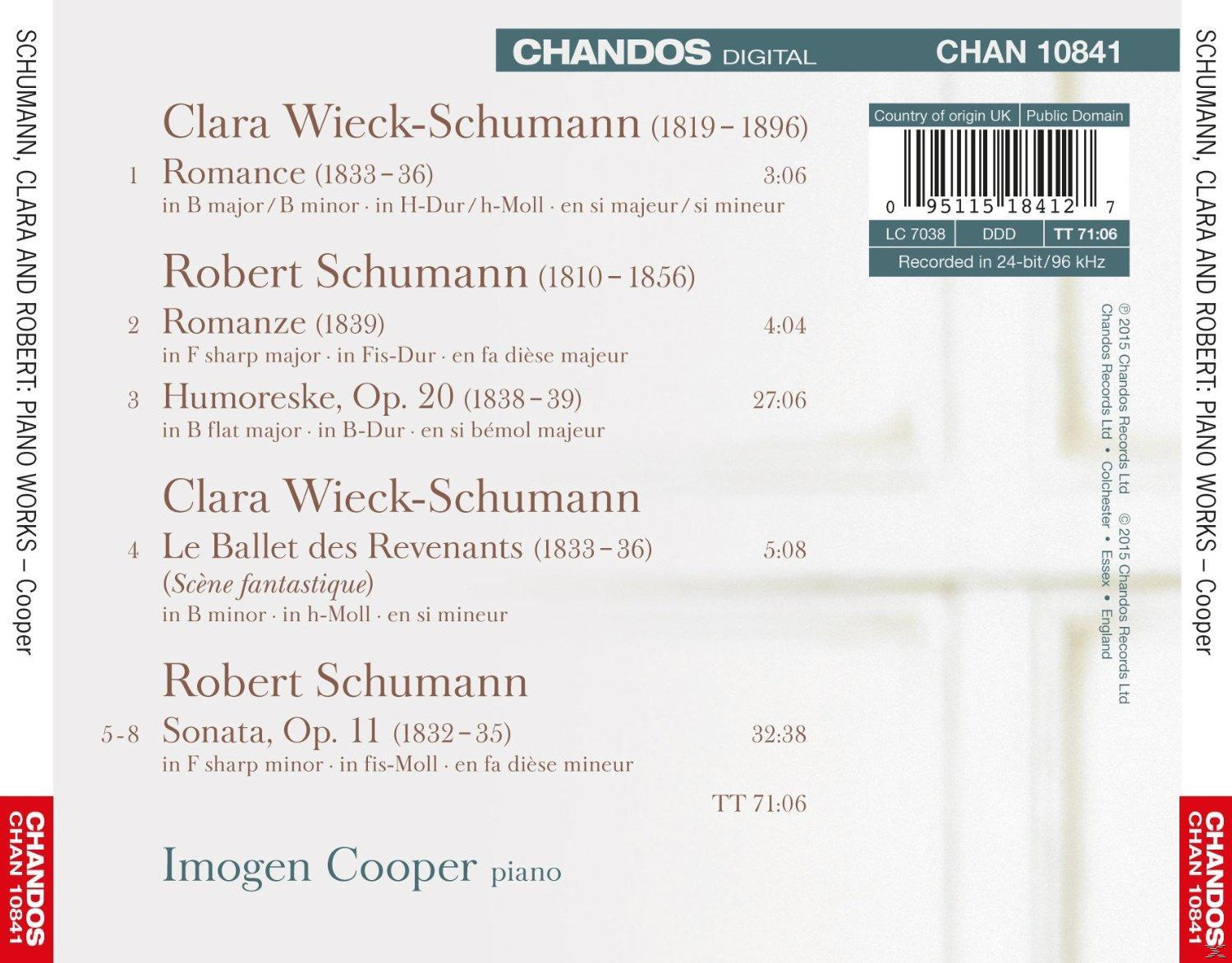 Imogen Cooper - Klavierwerke  - (CD)