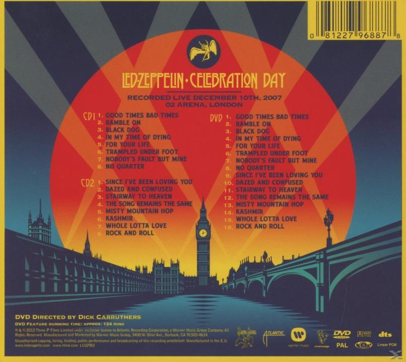 Rückseite des CD-Covers mit Titelliste und Veranstaltungsort.
