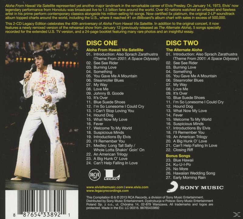 Elvis Presley - Aloha From Hawaii Via Satellite (Legacy Edition)  - (CD)