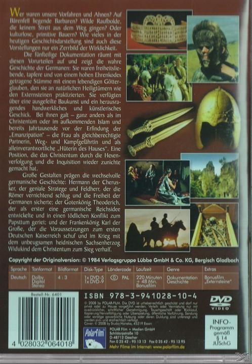 der DVD Germanen Die Geschichte geheimnisvolle