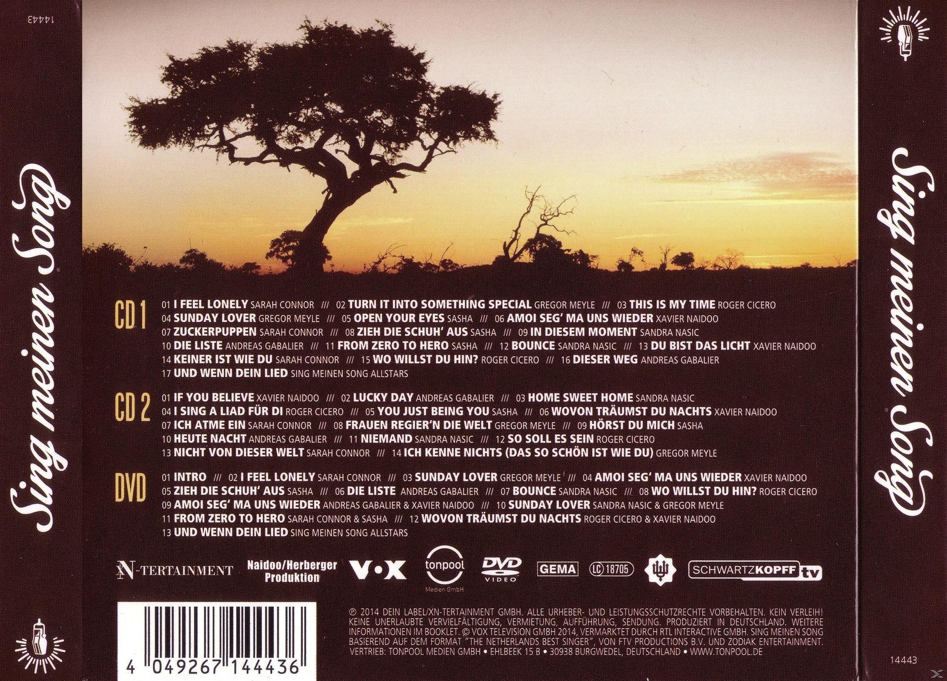 VARIOUS - Sing Meinen Song-Das Tauschkonzert  - (CD + DVD Audio)