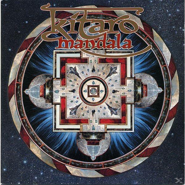 A Kitaro Mandala album borítója, kör alakú dizájnnal és csillagos háttérrel.
