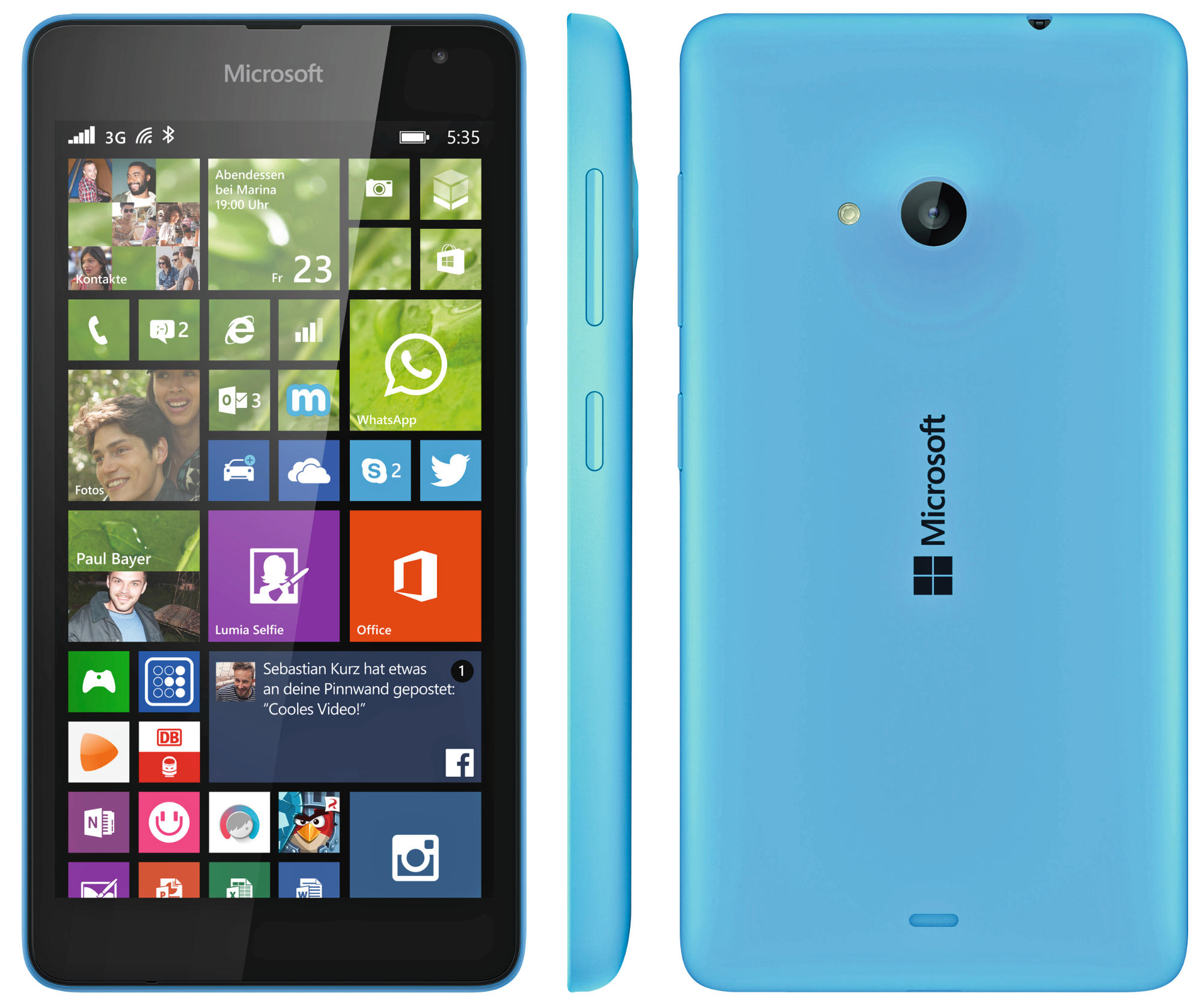 MICROSOFT Lumia 535 8 GB Cyan