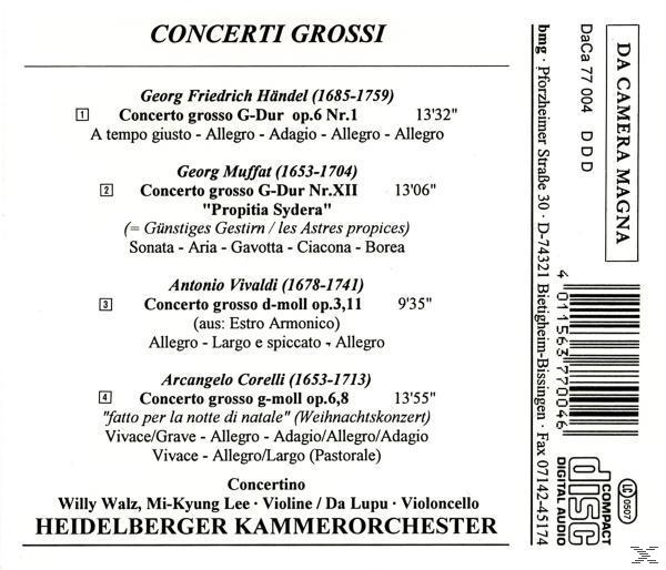 Heidelberger Kammerorchester - Concerti Grossi  - (CD)