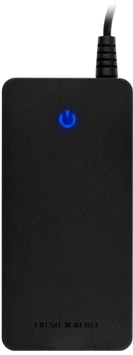 FRESH ‘N REBEL Slim Notebook Charger 65Watt Notebook Netzteil Acer, Asus, Compaq, Dell, Fujitsu, Gateway, Hitachi, HP, IBM/Lenovo, Panasonic, Samsung, Sharp, Sony, Toshiba, Schwarz
